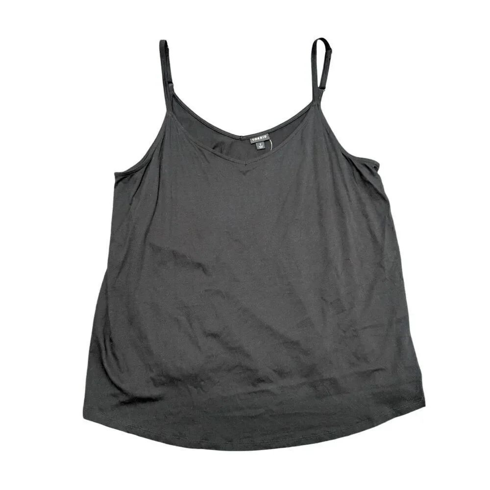 Torrid Black Camisole Spaghetti Strap Tank Top Shirt Woman's Size 2X